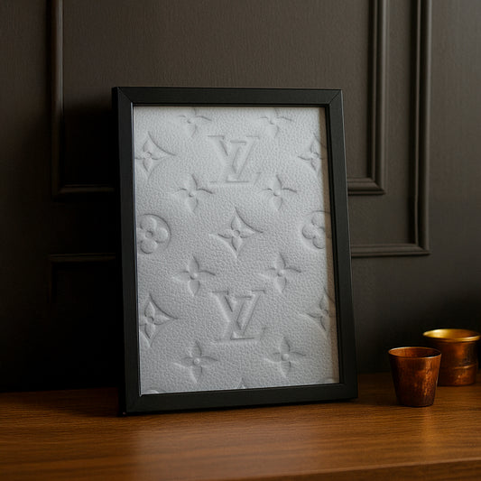 Cadre photo Louis Vuitton blanc