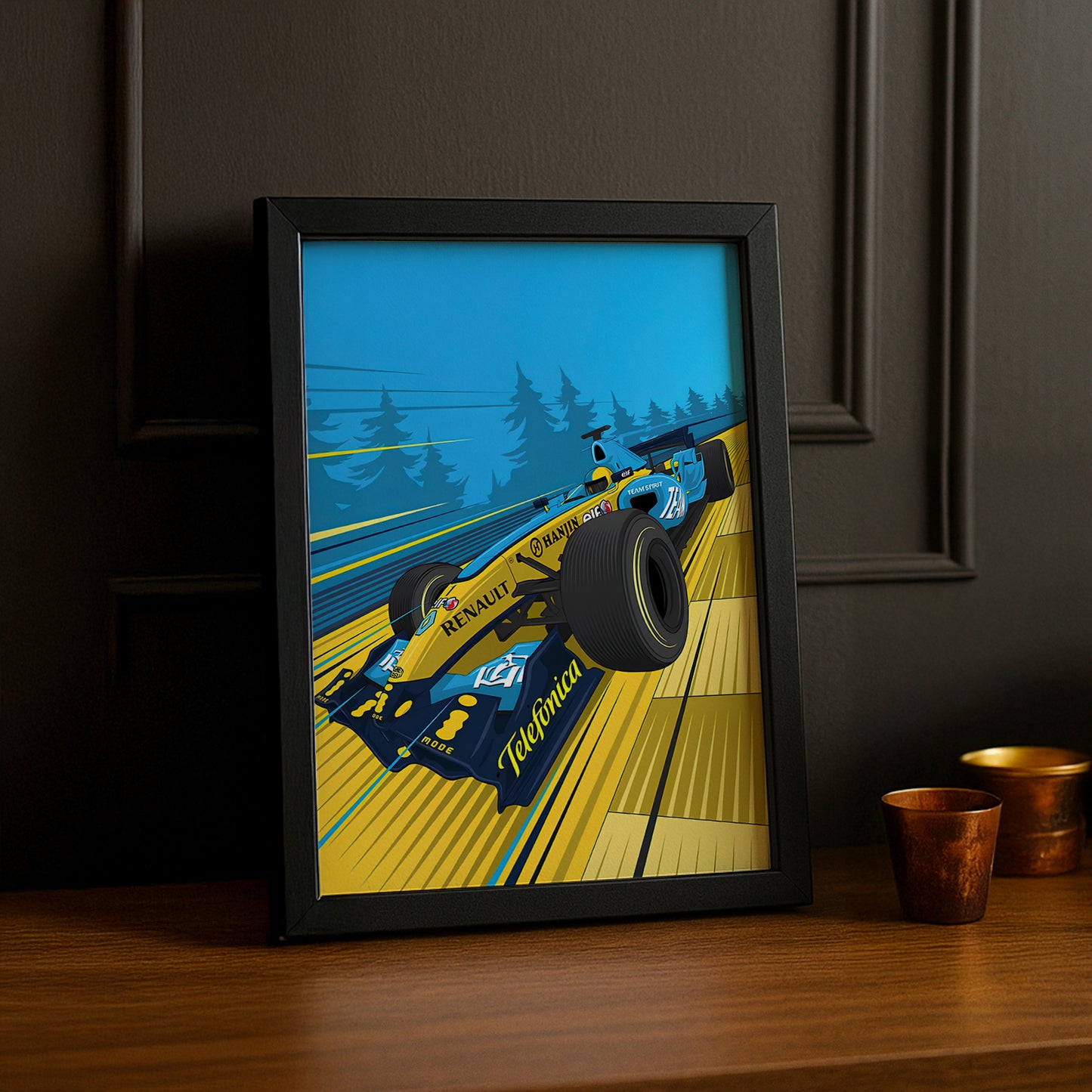 Cadre photo Formule 1 Renault