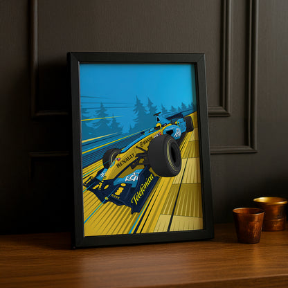 Cadre photo Formule 1 Renault