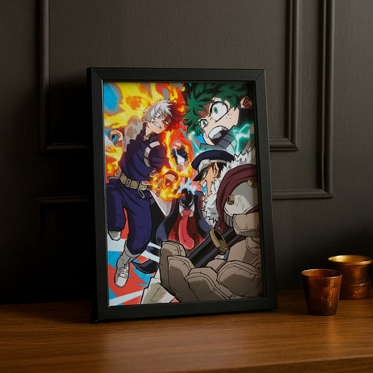 Cadre Photo My Hero Academia - FIGHT