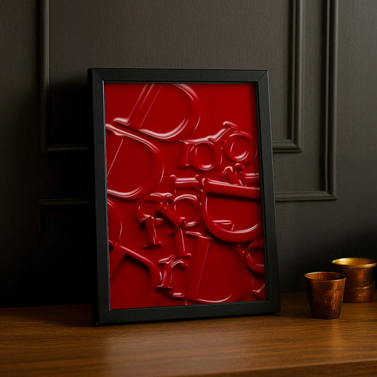 Cadre photo Christian Dior - Monogram Rouge