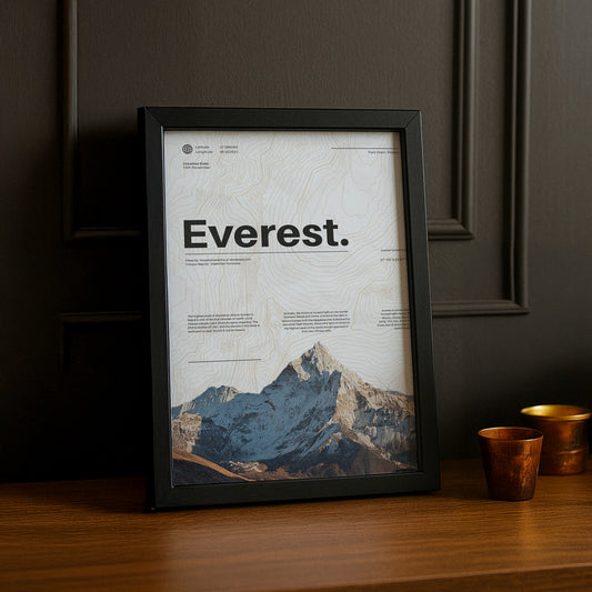 Cadre Photo Naturel - Everest Poster
