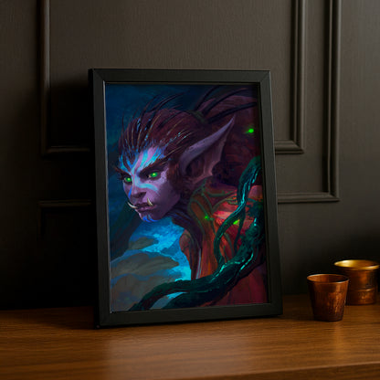 Cadre Photo World of Warcraft - Mystic Orweyna Portrait