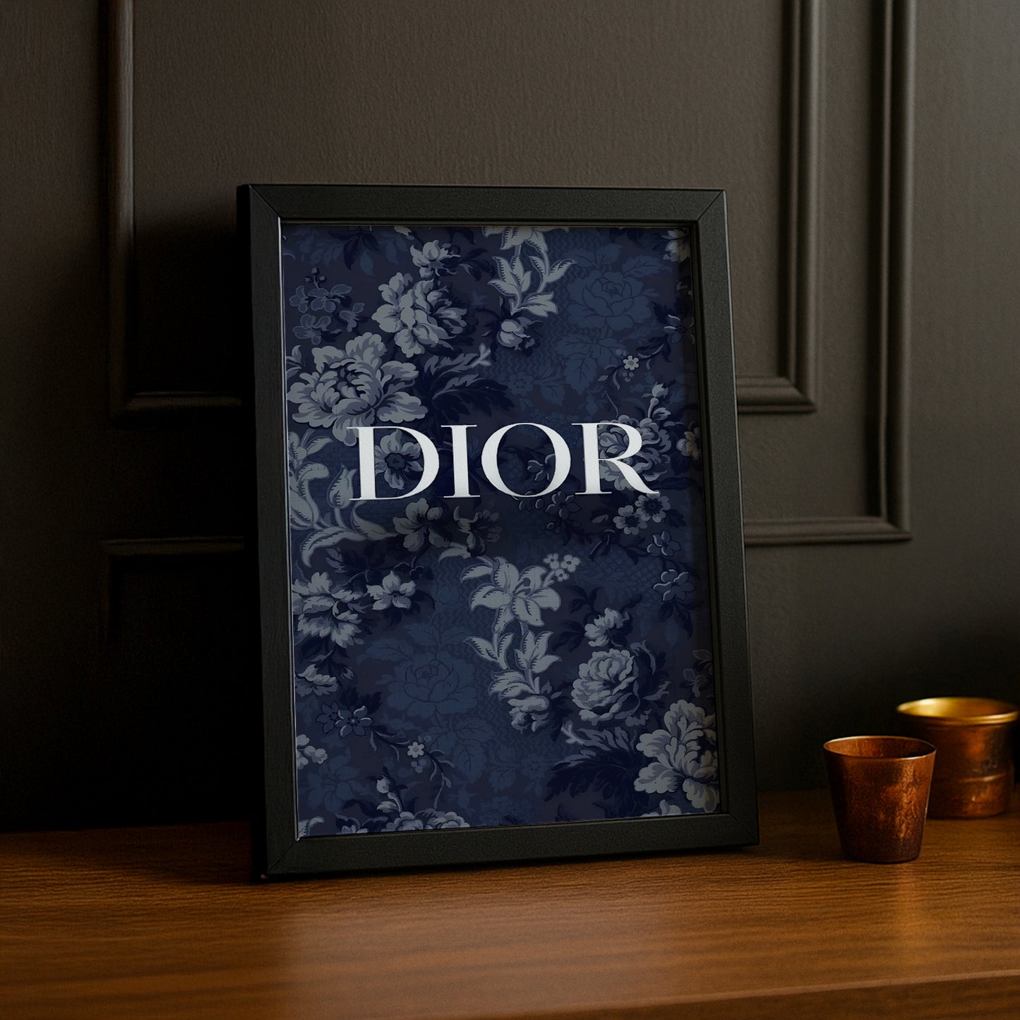 Cadre photo Dior Blue Flowers