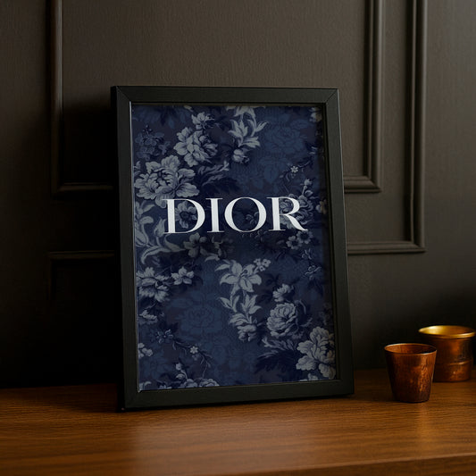 Cadre photo Dior Blue Flowers