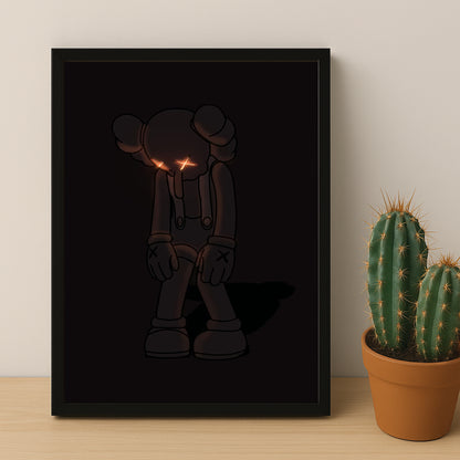Cadre photo Kaws - Dark Companion