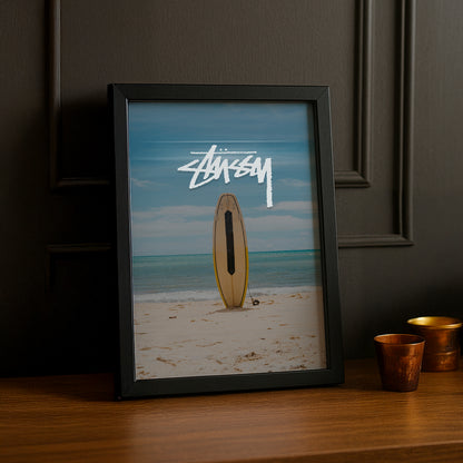 Cadre photo Stüssy - Planche de Surf