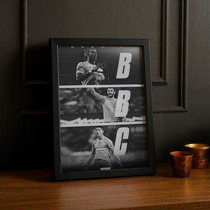 Cadre photo de Benzema, Bale, Cristiano