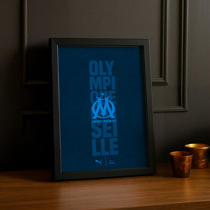 Cadre Photo Olympique de Marseille - Droit au but