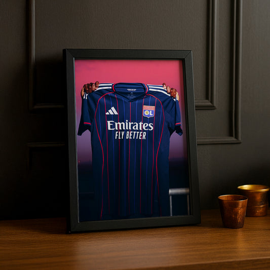 Cadre photo - Maillot Olympique Lyonnais 2026