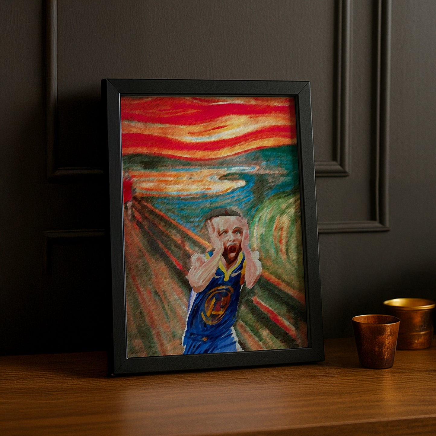 Cadre photo NBA - Curry Funny