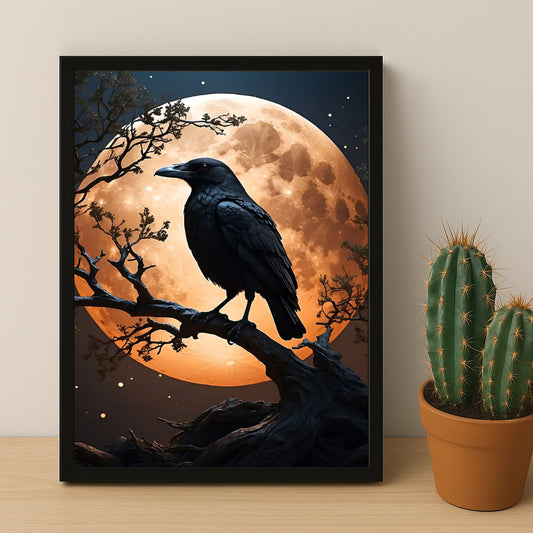 Poster Halloween - Corbeau
