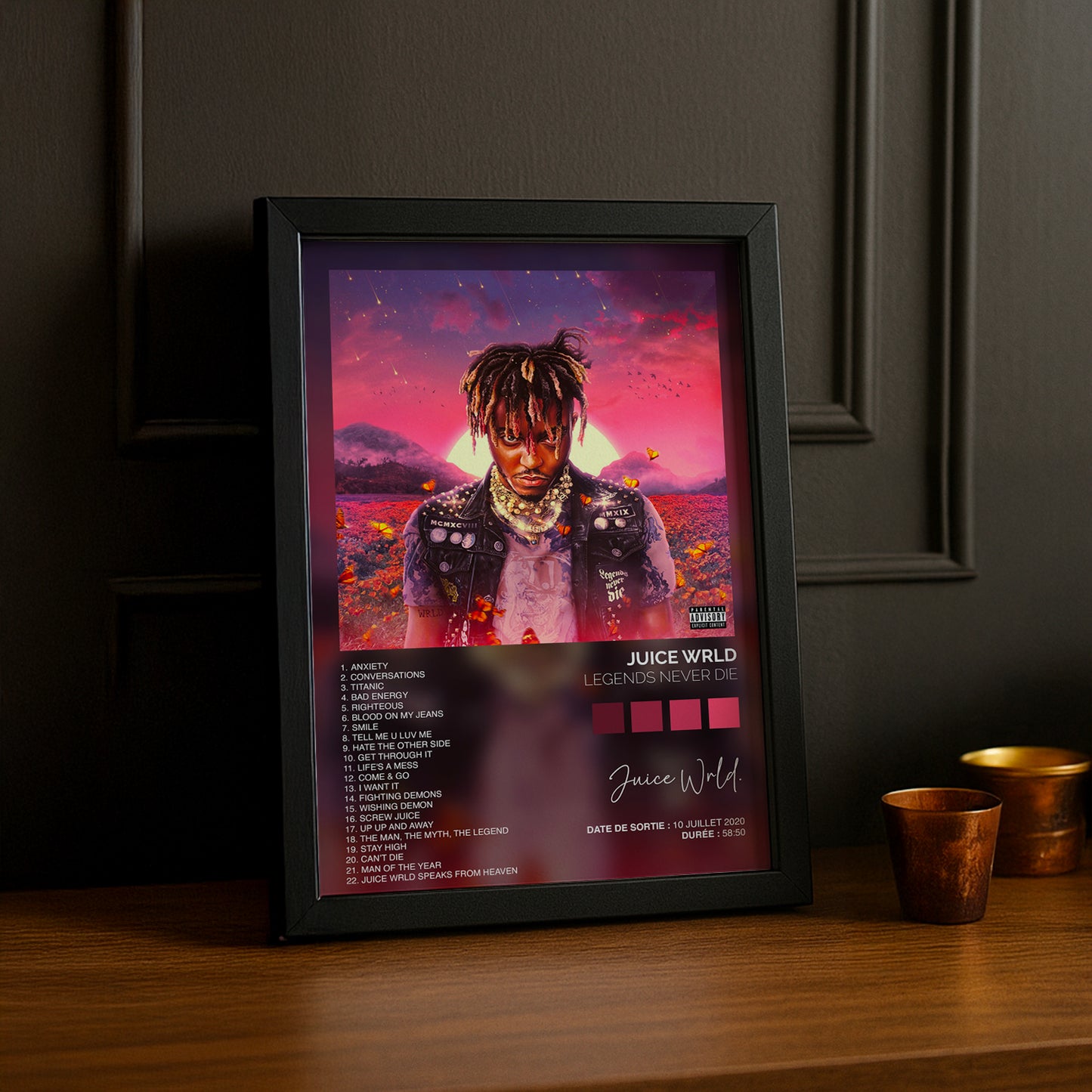 Poster Juice Wrld - Album Legends never die