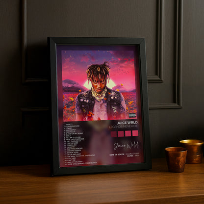 Poster Juice Wrld - Album Legends never die