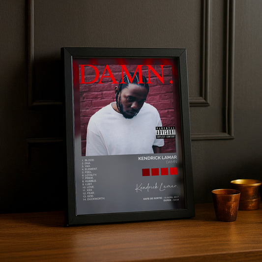 Poster Kendrick Lamar - Album Damn