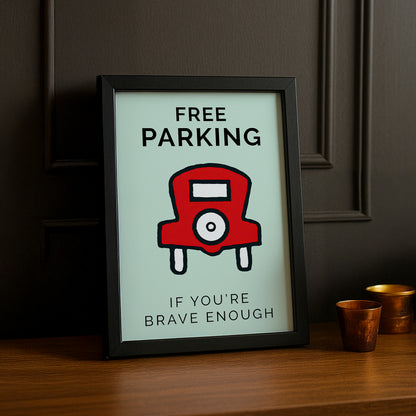 Monopoly Free Parking - Poster