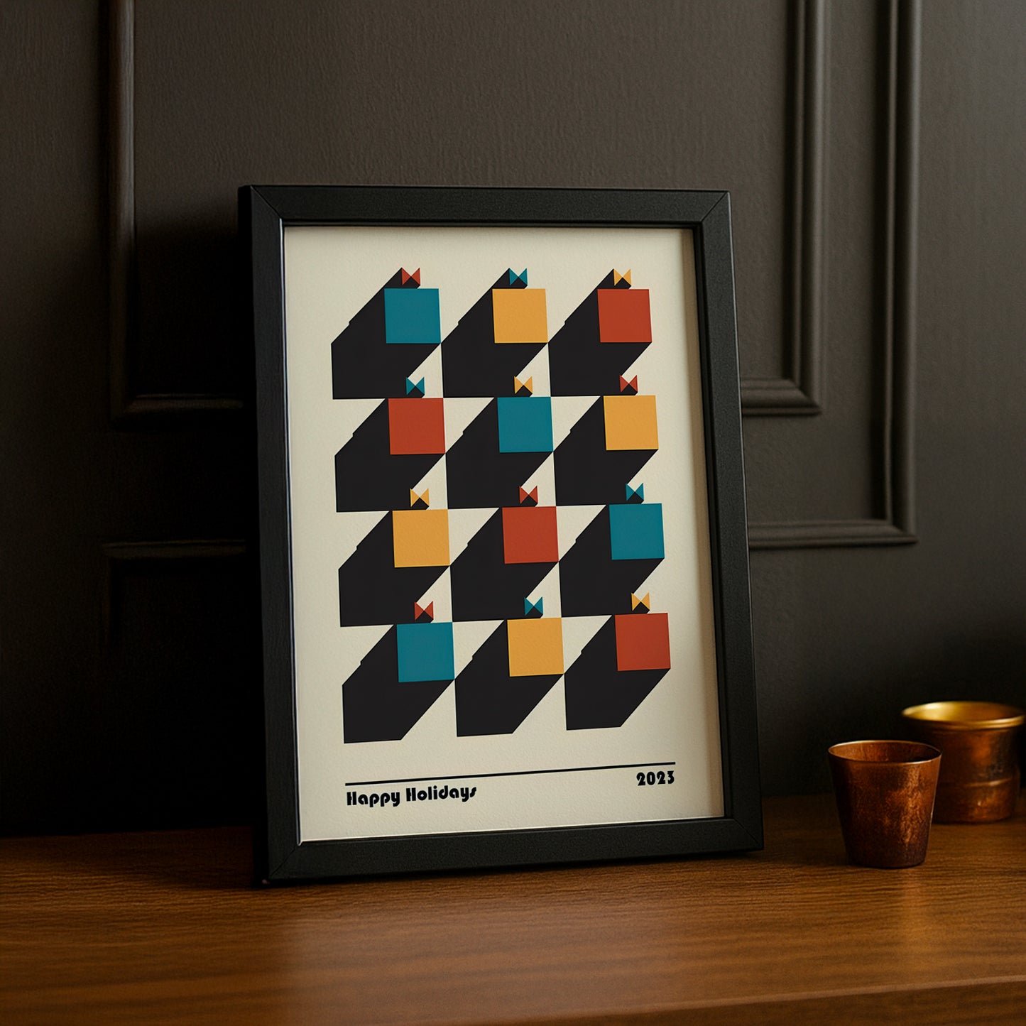 Cadre photo Bauhaus Happy Holidays 2023