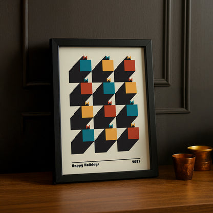 Cadre photo Bauhaus Happy Holidays 2023