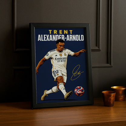 Cadre Photo Trent Alexander-Arnold Real Madrid – Affiche HD Encadrée Papier Premium
