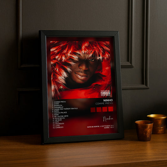 Poster Ninho - Album Comme prévu