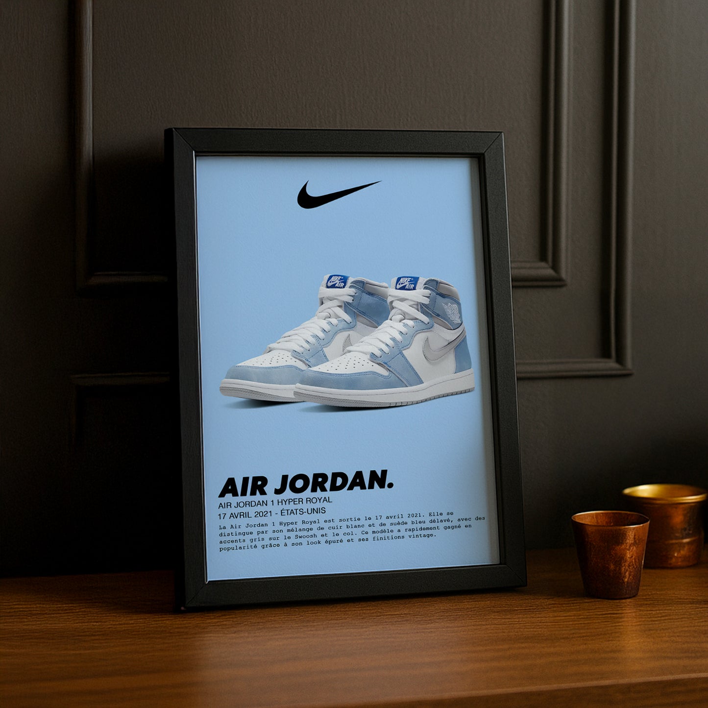 Air Jordan 1 High Hyper Royal Fotorahmen 