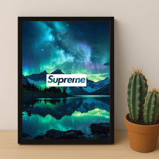 Poster Supreme - Aurore Boréale