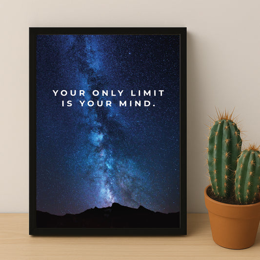 Cadre photo Motivation - Your Only Limit Is Your Mind