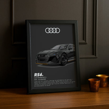 Cadre photo Audi RS6