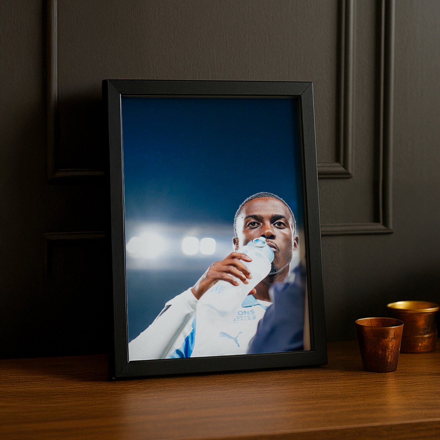 Poster encadrée Olympique de Marseille