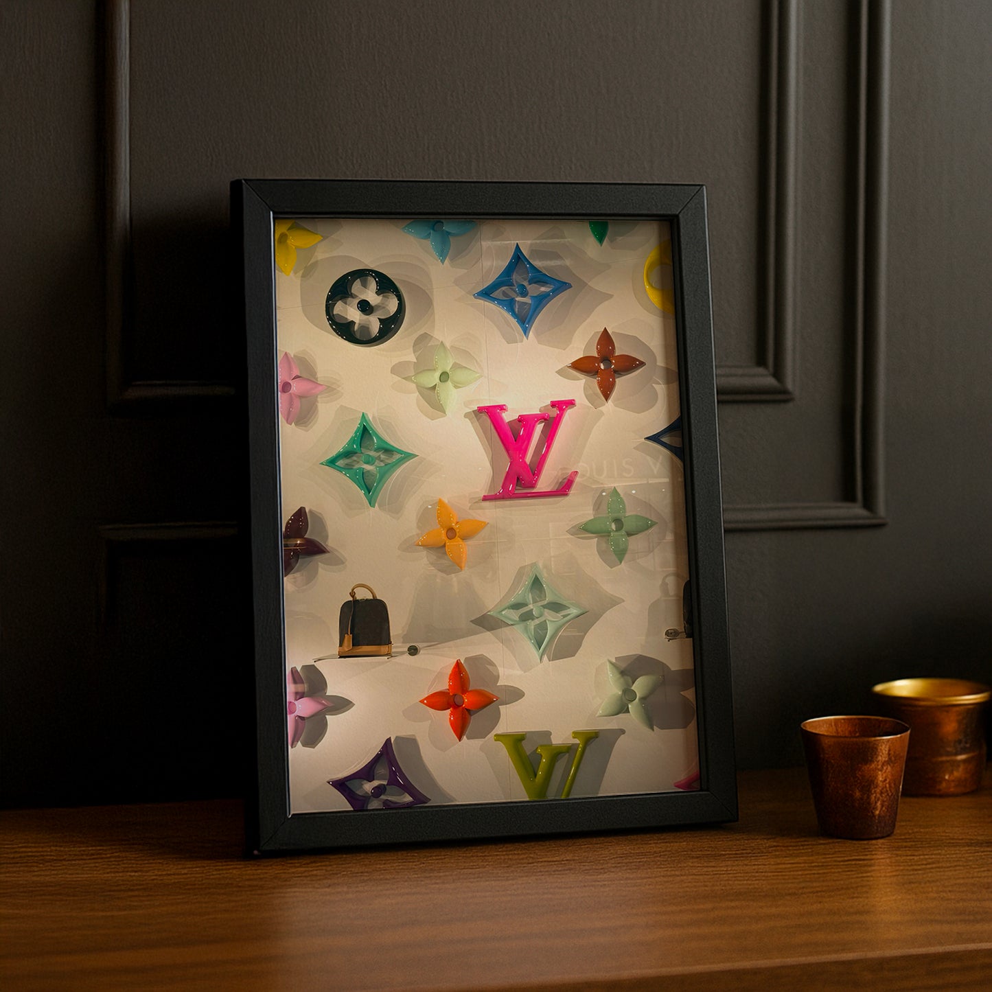 Cadre photo Louis Vuitton - Monogram Wall