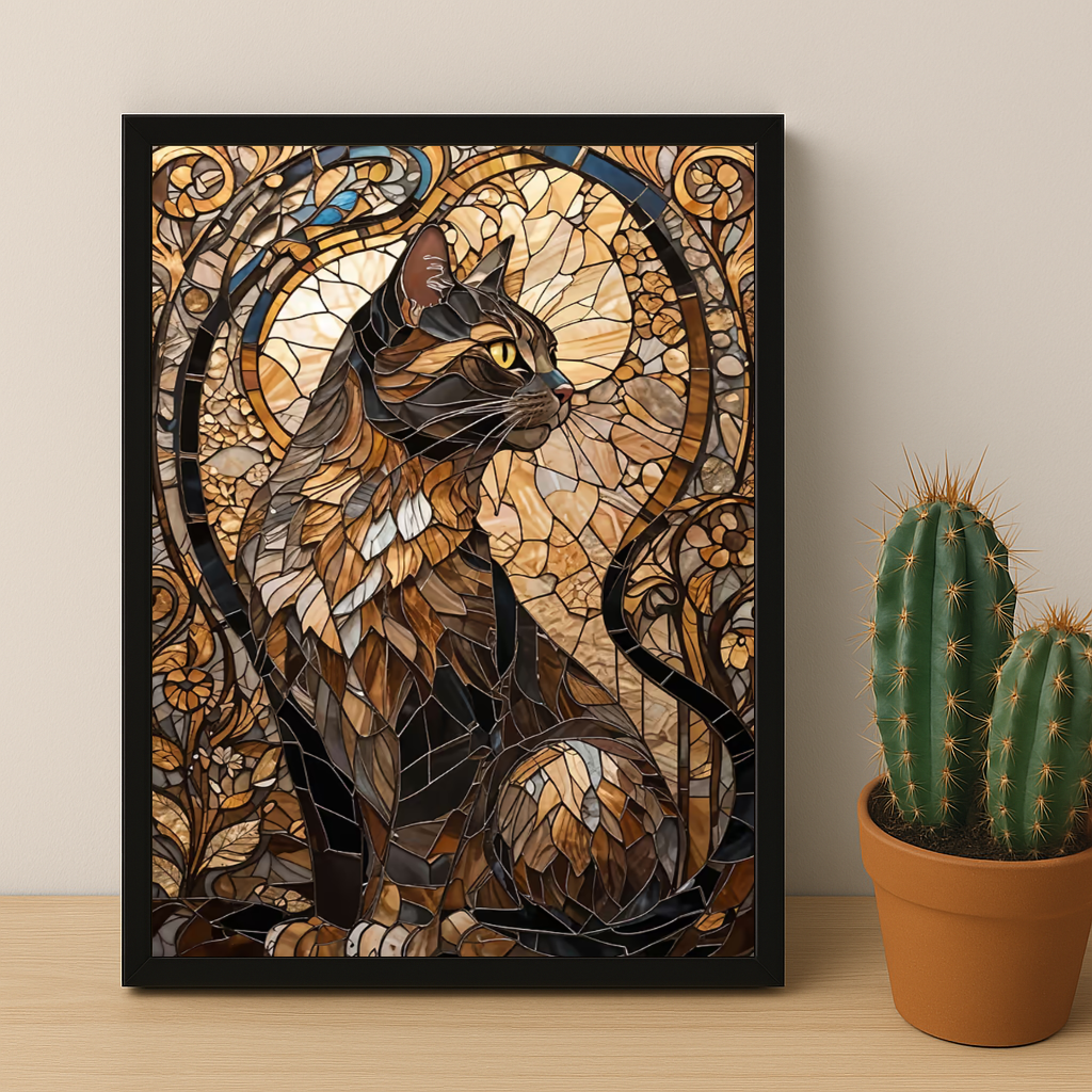 Cadre photo Cat Art