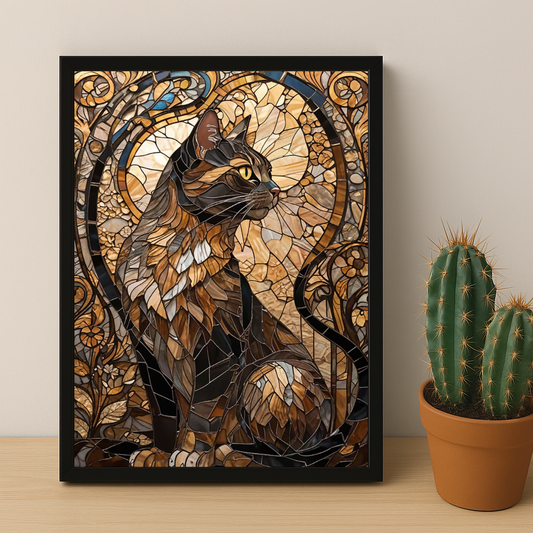 Cadre photo Cat Art