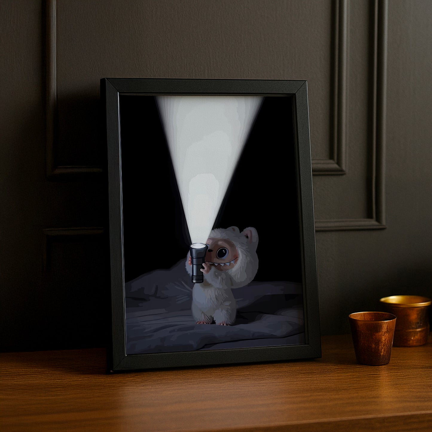 Poster Labubu - Lampe Torche