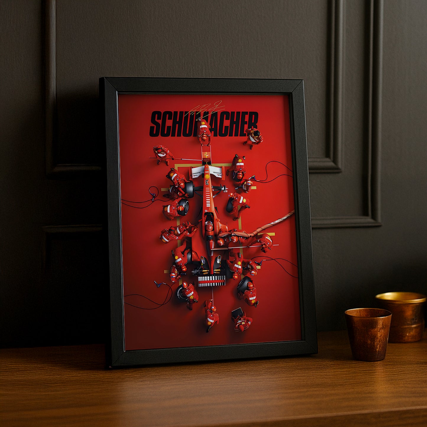 Cadre photo Michael Schumacher Formule 1