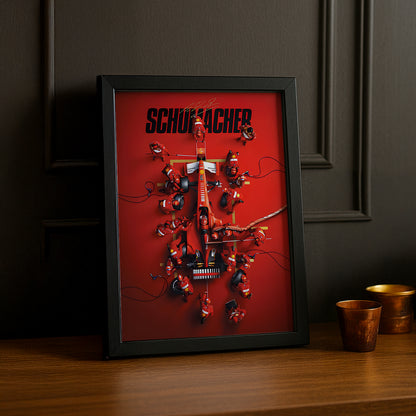 Cadre photo Michael Schumacher Formule 1