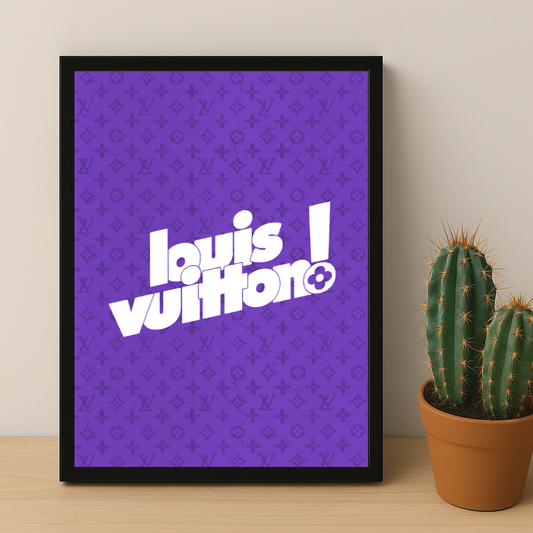 Cadre photo Louis Vuitton Purple