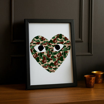 Cadre photo Comme des garçons