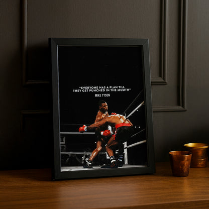 Cadre Photo Boxe - Mike Tyson Punch