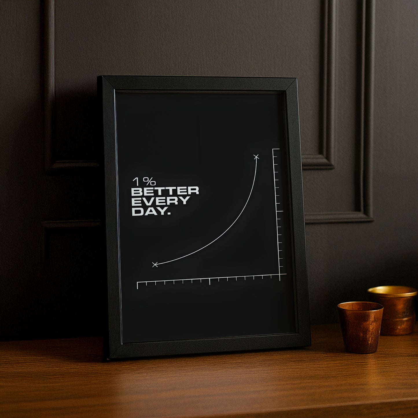 Cadre photo Motivation - 1% Better Every Day