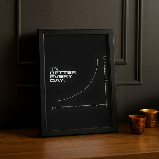 Cadre photo Motivation - 1% Better Every Day