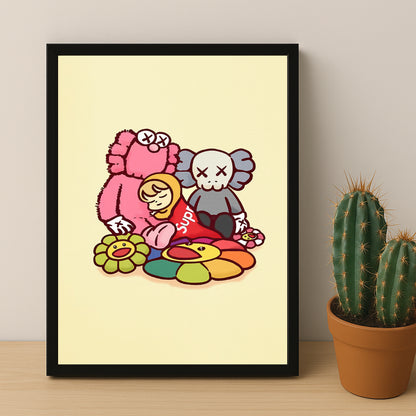 Cadre photo Supreme - Kaws