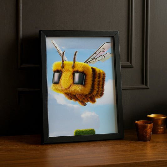 Cadre photo Minecraft - Abeille