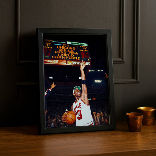 Cadre photo NBA - Michael Jordan World Champions