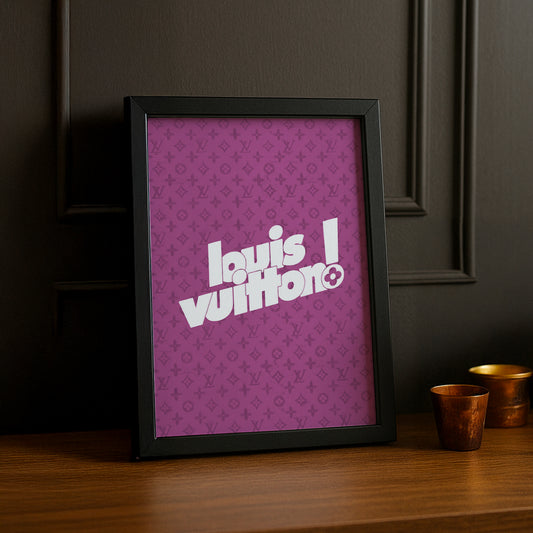 Cadre photo Louis Vuitton Pink