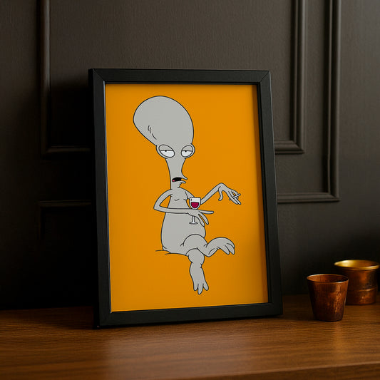 Cadre Photo American Dad - Roger Orange