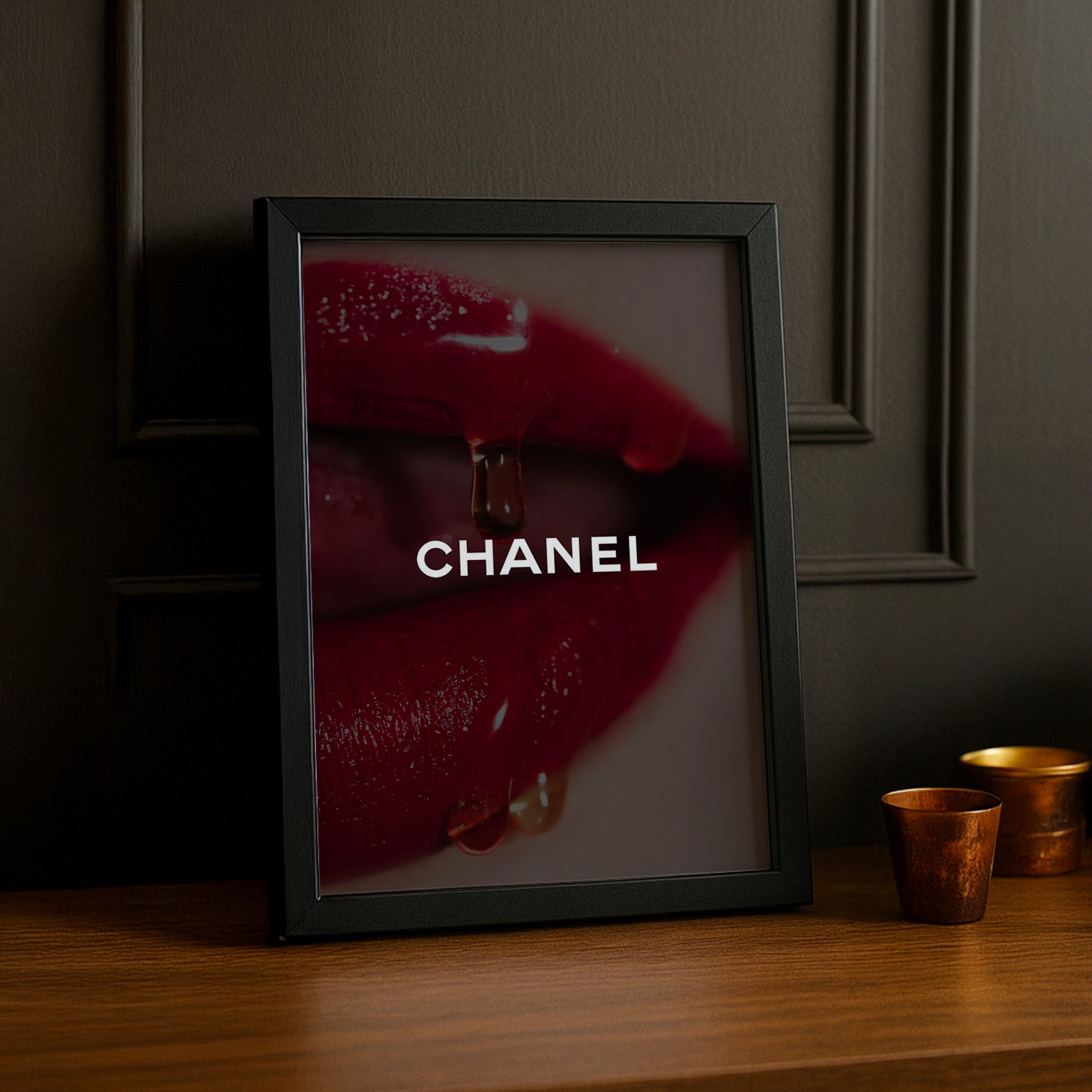 Poster Photo Chanel - Aesthetic Lips