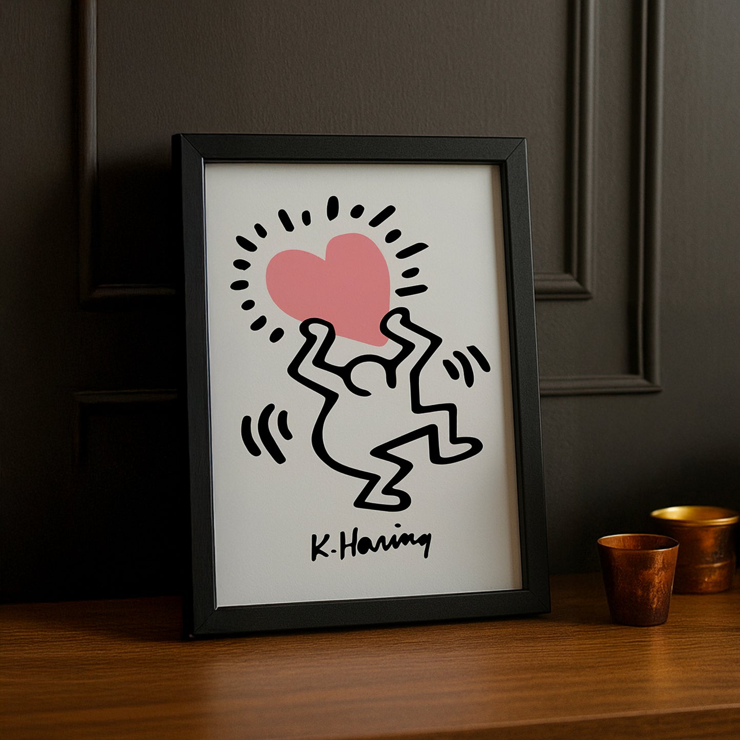Cadre photo Keith Haring
