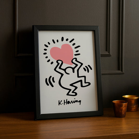 Cadre photo Keith Haring