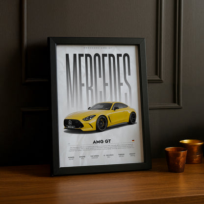 Cadre photo Mercedes AMG GT