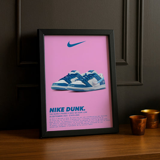 Cadre photo The Born x Raised x Nike SB Dunk Low